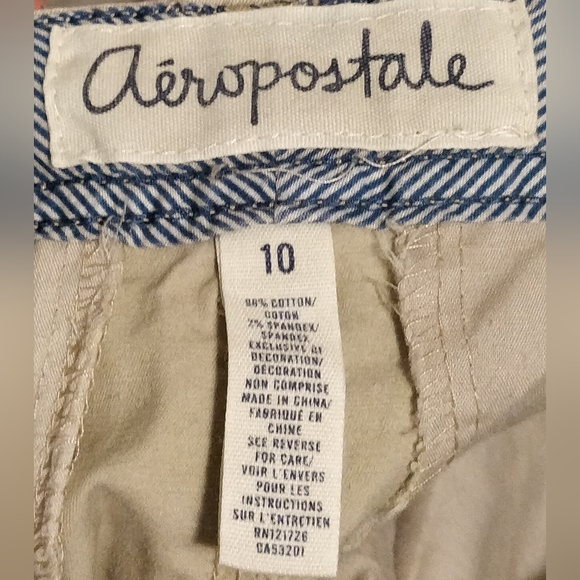 Aeropostale Midi Twill Shorts - Picture 4 of 4